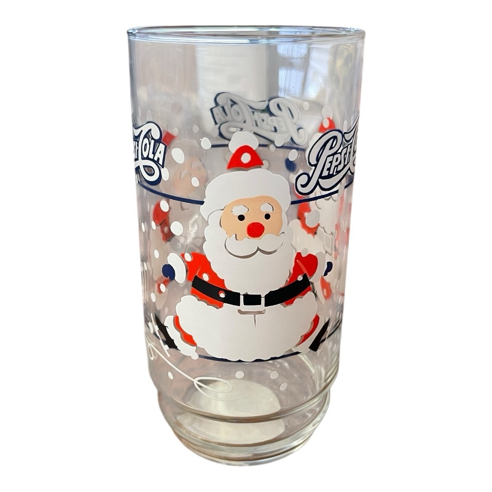 Santa Claus Christmas Pepsi-Cola 16oz Glass